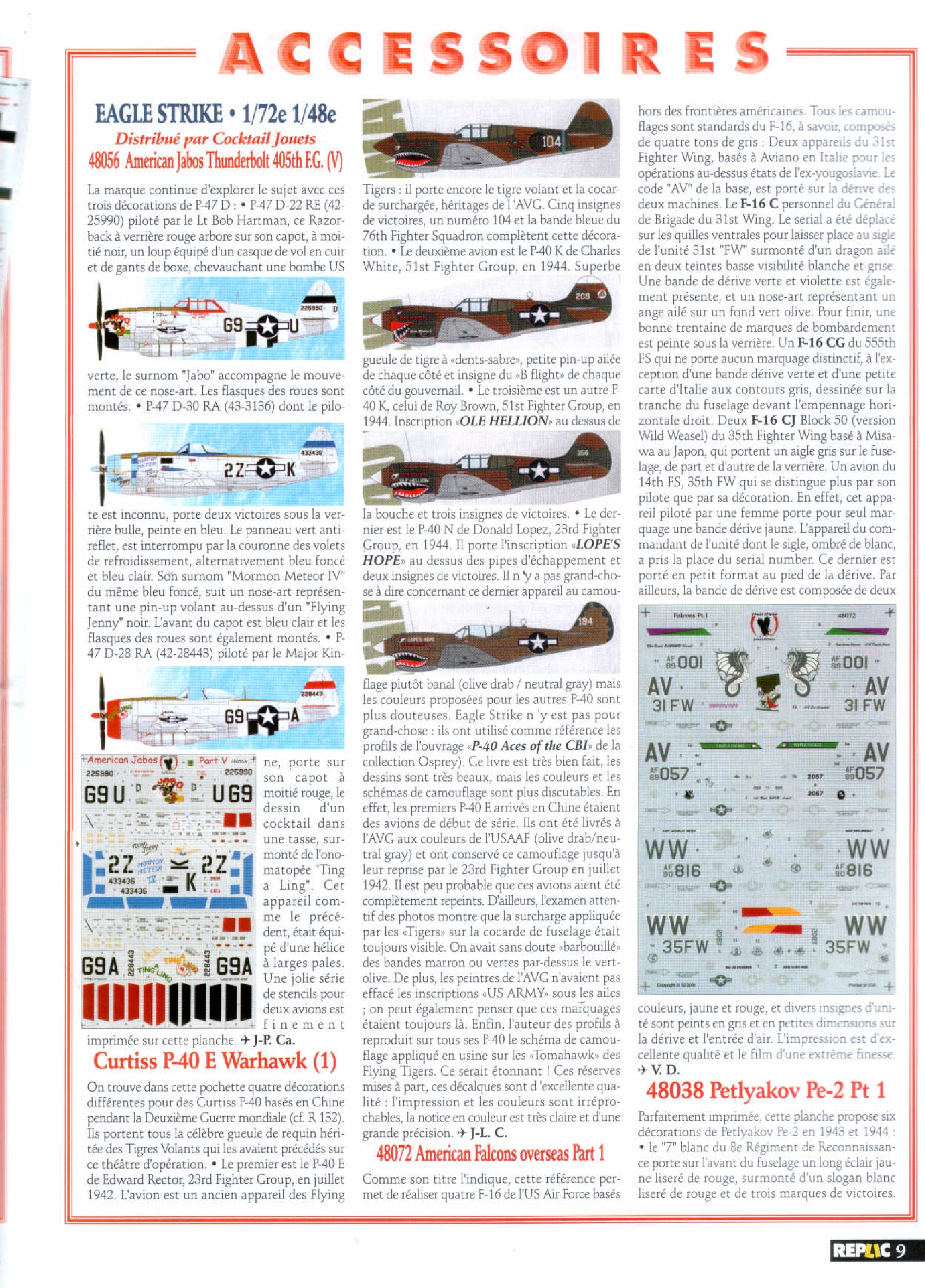 Replic 133 - La-7, S-79, So1221 Djinn